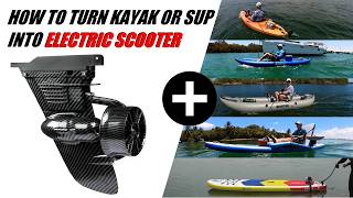 ✅ Transform Your SUP or Kayak with This Electric Fin | Built-In Electric Motor, Plus 24V Li Battery!