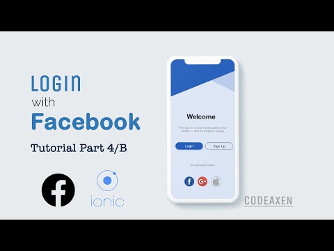 Ionic 5 Login with Facebook Auth Tutorial  part 4   B