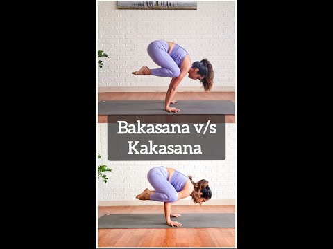 Crow vs Crane Pose | Kakasana vs Bakasana | Yogbela