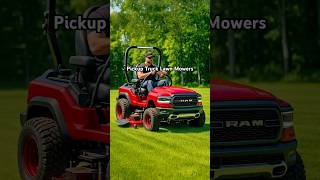 These pickup truck lawn mowers look absolutely epic! 👏👏