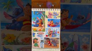 ASMR | Lilo And Stitch Scrapbook🌺 #liloandstitch #stitch #disney #scrapbook #grod #shorts