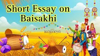 Essay On Baisakhi Festival In English/ Baisakhi par nibandh/ 10 Lines baisakhi essay