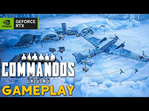 COMMANDOS ORIGINS New Gameplay Demo 15 Minutes 4K