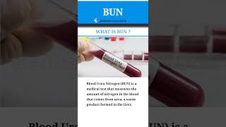 What is BUN|BUN fullform|BUN|Blood Urea Nitrogen#mbbs#neet#medical#medico#lab#yt#shorts#new#trending