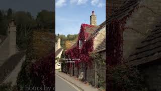 The most beautiful English village 😍 save it #uktravel #uktravelvlogs #uk #castlecombe #england