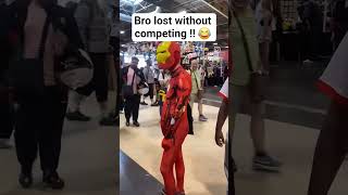 Bro lost without competing 😂 #funny ##memes #comedy #feedshorts #shorts #avengers #ironman #viral