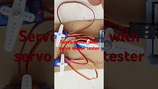 how to check servo motor with servo tester#servo motor#servo tester#diy#electronic#shorts#ytshorts