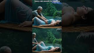Heavy rain sounds for sleeping - Rainstrom and thunder 1 #Heavyrain #Rain #health #village #asmr