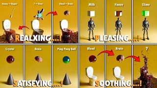 Mind Relaxing Blender 3D Physics Simulation | 8 Minutes of Stress Relief
