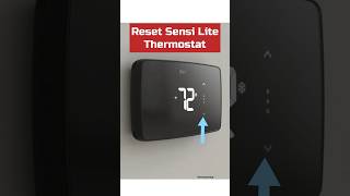 RESET SENSI LITE SMART THERMOSTAT TO FACTORY DEFAULT SETTINGS ✅ #thermostat #reset #diy