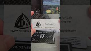 why make carbon fiber business cards