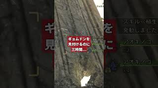 #モンスターハンターワイルズ                 ギョムドンがいない、、、そもそもキョムドンも見付からない😭  そして約三時間経ってやっと見付けたギョムドン✨