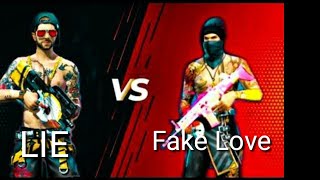 1v1 Lie Vs Fake Love must watch - Garena free fire @TotalGaming #djalokgiveway