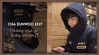Cha Eunwoo edit || Thinking bout ya - Colby O'Donis (edited audio)