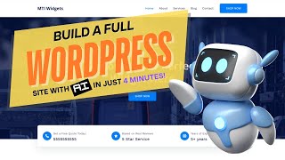 How to Build a WordPress Website with AI in Just 4 Minutes!