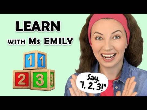 Toddler Learning Video with Ms Emily | Learn Numbers, Colors, Shapes and Counting 1 to 20