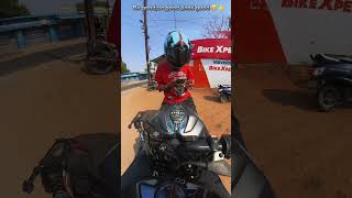 Power full #experiment #rider #smartphone #sorts insta 360x3 video on #trendingreels #publicreaction
