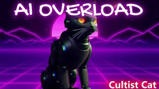 Cyberpunk Songs to appease the AI overlords (AI overload - Cultist cat) #cyberpunk #pop #dubstep