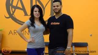 Partner Work with Styling Salsa Lesson with Darlin Garcia and Liz Becerra Art In Motion