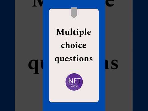 MCQ related to .NET Core | CSharp  @DotNetCoreInsights  #codewithdotnetcoreinsights