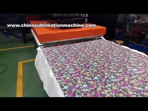 automatic heat transfer printing machine, two stations heat transfer machine