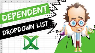 Excel - How to create dependent dropdown list with named ranges and INDIRECT | Excel Tips 129