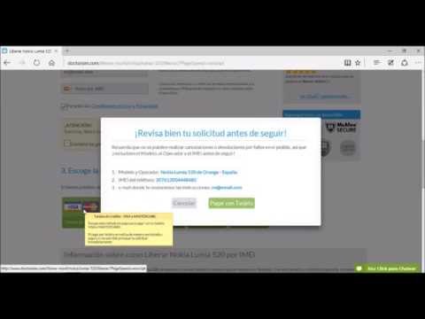 Como Liberar nokia Lumia 520 de Orange - España por código IMEI en doctorSIM.com