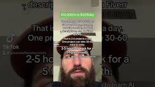 $10,000 A Month Is $329 A Day  #hardtruth