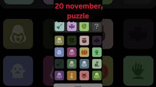 Agent 301 Daily combo card 19 November  | #Agent #November20Puzzle