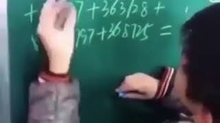 Chinese Math Trick