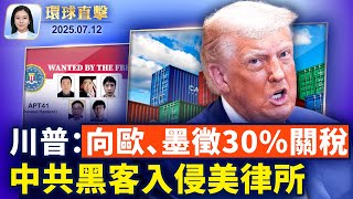 印度航空波音空難初步報告，燃油開關疑出問題；川普發函，向歐盟與墨西哥徵30%關稅；美名律所被中共黑客入侵，鎖定貿易，台灣情報；金融時報：美要求日澳明確台海戰爭立場【 #環球直擊 】| #新唐人電視台