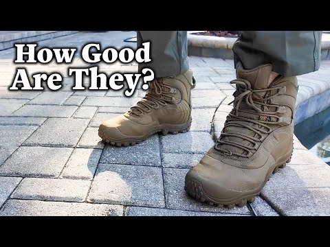 🛡️ TOUGH & DRY! Men's 8'' Waterproof Tactical Combat Boots REVIEW!