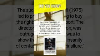 The success of Rollerball (1975) led to promoters wanting to buy the rights to the i... #shorts