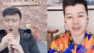 杨树林吹唢呐，网友都说躺着听才有味