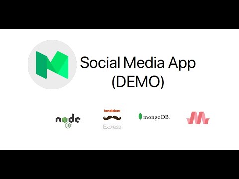 Social Media App(mclick connect) using Nodejs, Express Handlebars, Mongodb, Materialize CSS #nodejs