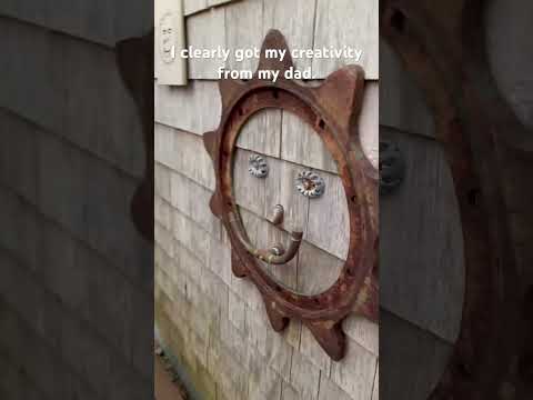 The moment I realized where my creativity came from - my dad!