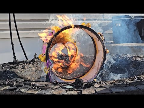 DO NOT BURN THIS TOY DRUM! Shocking Results 🔥