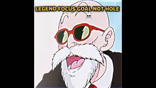 Legend Focus Goal Not Hole ☠️ #dbz #anime #trending #goku #dragonball #shorts #viral