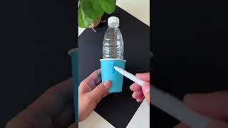 Use bottles to make a fun little elephant water dispenser for your child, handmade DIY Kindergar