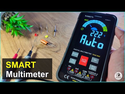 Digital Smart Multimeter use to measure Voltage Current Ohms | Kaiweets KM601 Multimeter Tutorial