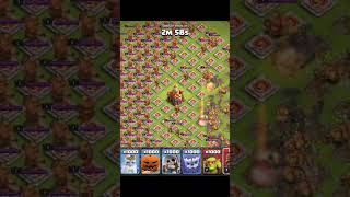 1000 Super Miner VS ALL ARMY DeFeNSeS|| Clash of Clans#mrsteeve#clashofclans #shorts