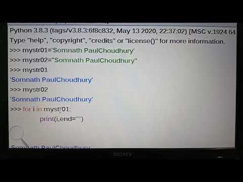 Strings in Python(1)