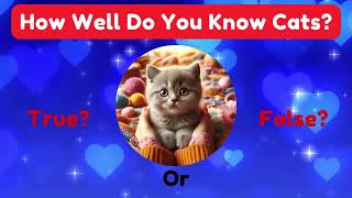 How Well Do You Know About Cats🐱? Cat Knowledge Quiz