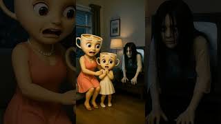 Ballerina Cappuccina Family - Ghost Coming Out From Tv!