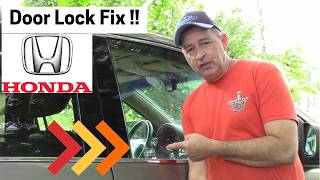 POWER DOOR LOCK Doesn't Work - THE FIX - Honda Odyssey Pilot Accord Acura - ACTUATOR Replacement DIY