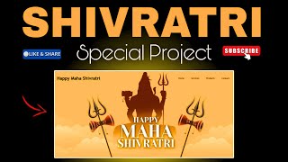 Shivratri  special using html and css in 2025