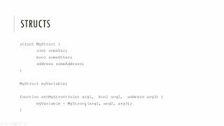 Solidity tutorial: Mappings and Structs in Solidity