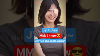 jeongyeon's face suddenly changed when momo replied #shorts #twice