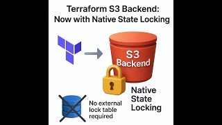 🚀 Terraform S3 Backend With Native State Locking | No S3+DynamoDB | Terraform Native State Locking