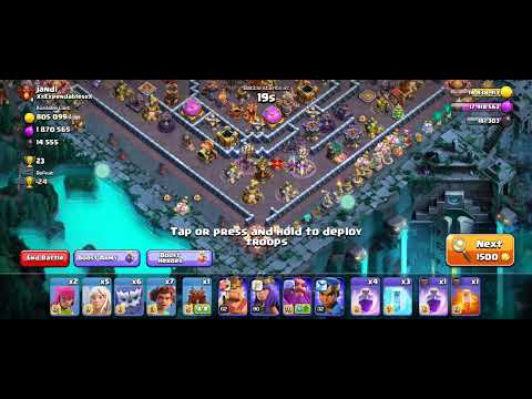 Clash Of Clan New Attrack strategy | Max Loot  | Best rush 2024